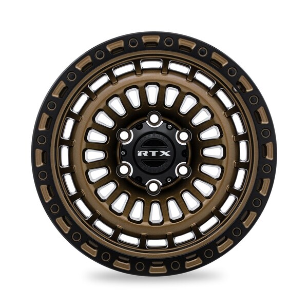 Alloy Wheel, Moab 18x9 5x127 ET-15 CB71.5 Bronze With Satin Black Lip